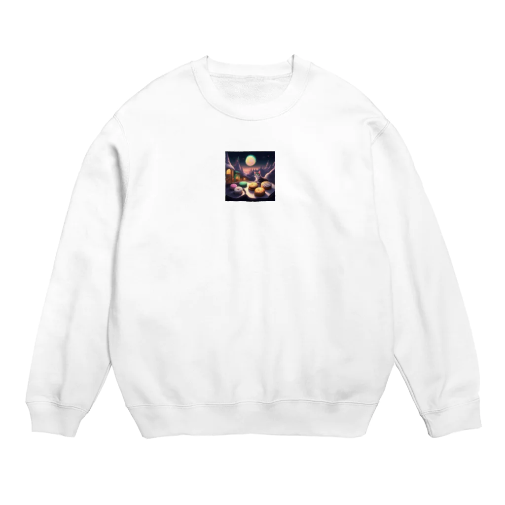 san333333333のNeko Sweets Crew Neck Sweatshirt