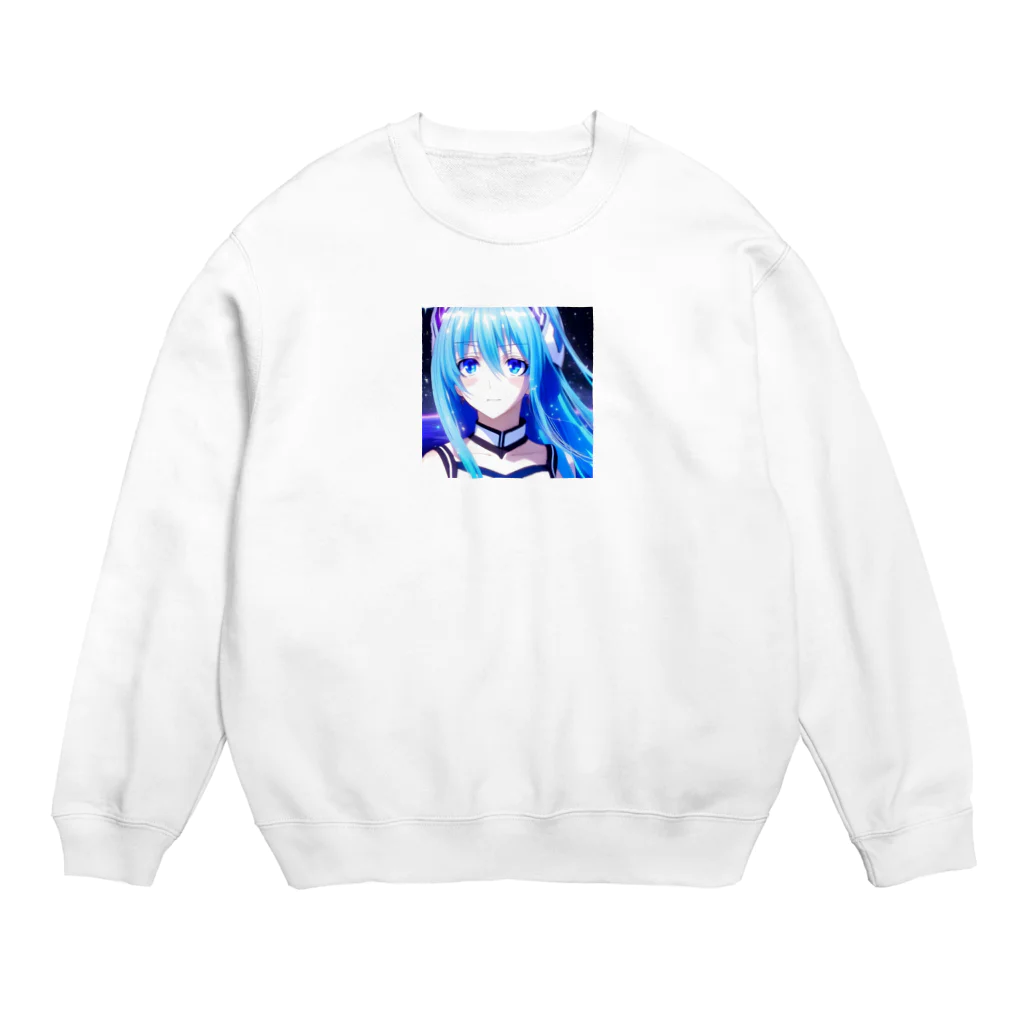 the blue seasonのるな (Luna) Crew Neck Sweatshirt