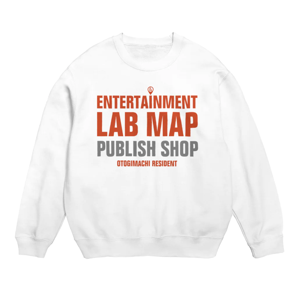 エンタメ研究所MAP公式グッズ（SUZURI店）のPUBLISH SHOP Crew Neck Sweatshirt