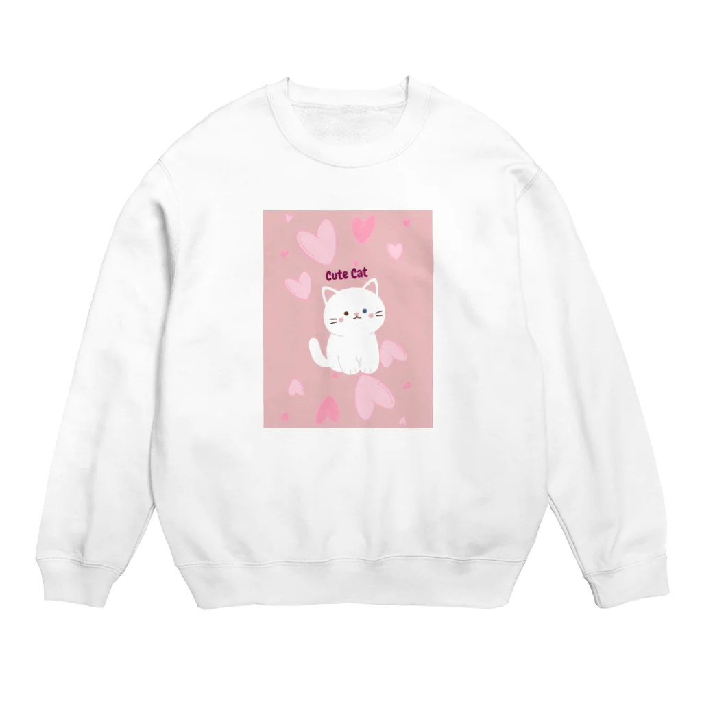 猫耳工房の猫耳工房 Crew Neck Sweatshirt