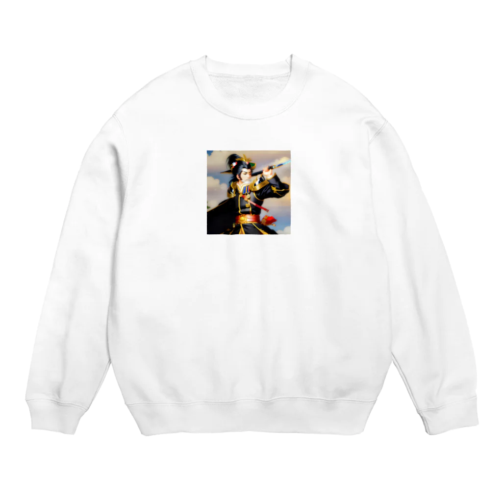 尿蛋白の戦国武将 Crew Neck Sweatshirt