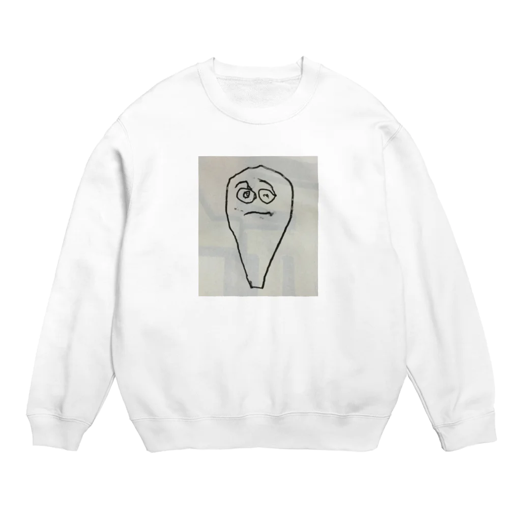 airinchamのこめつぶくん Crew Neck Sweatshirt