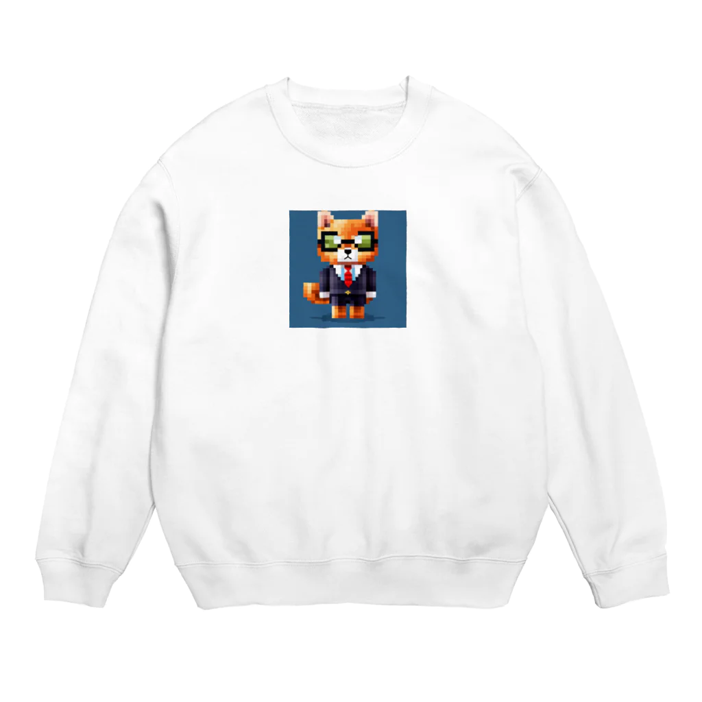 ネコピコshopのスパイ猫 Crew Neck Sweatshirt