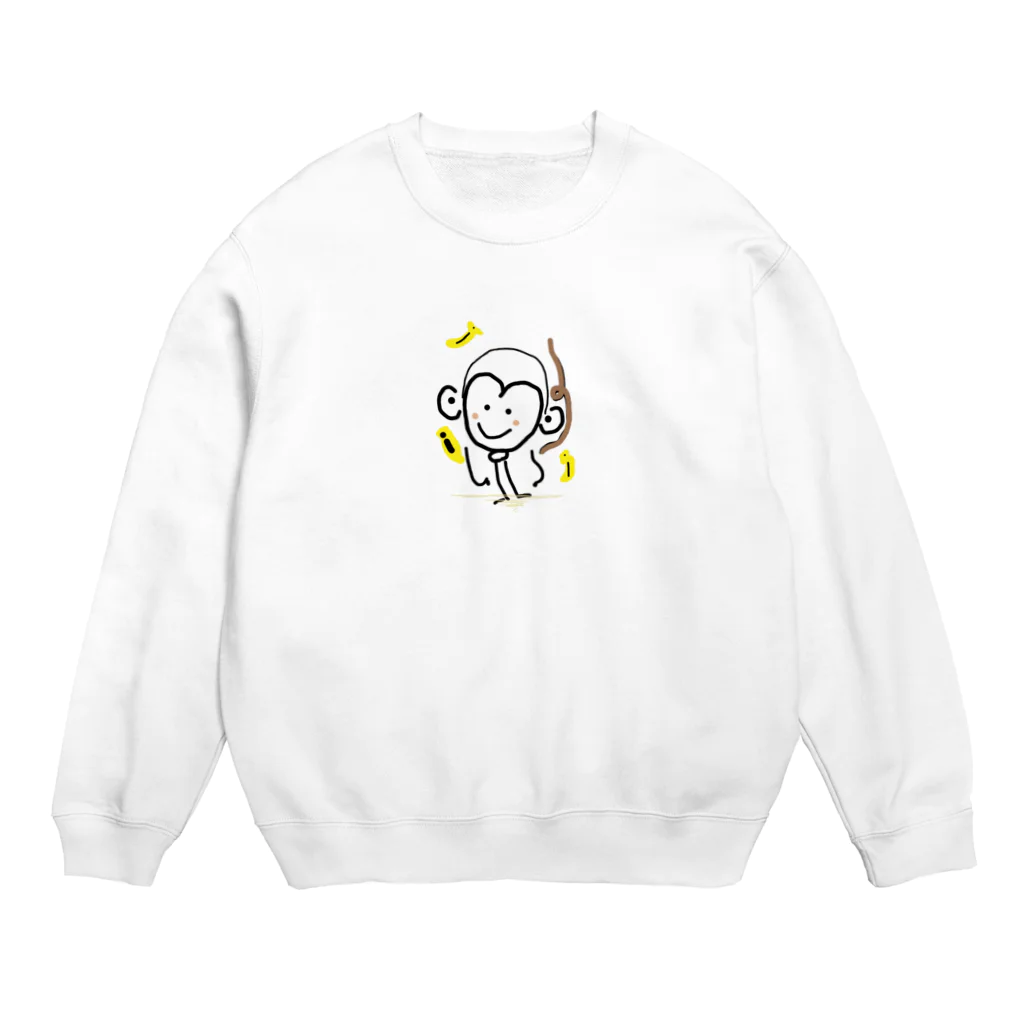 ouhimeのサル Crew Neck Sweatshirt