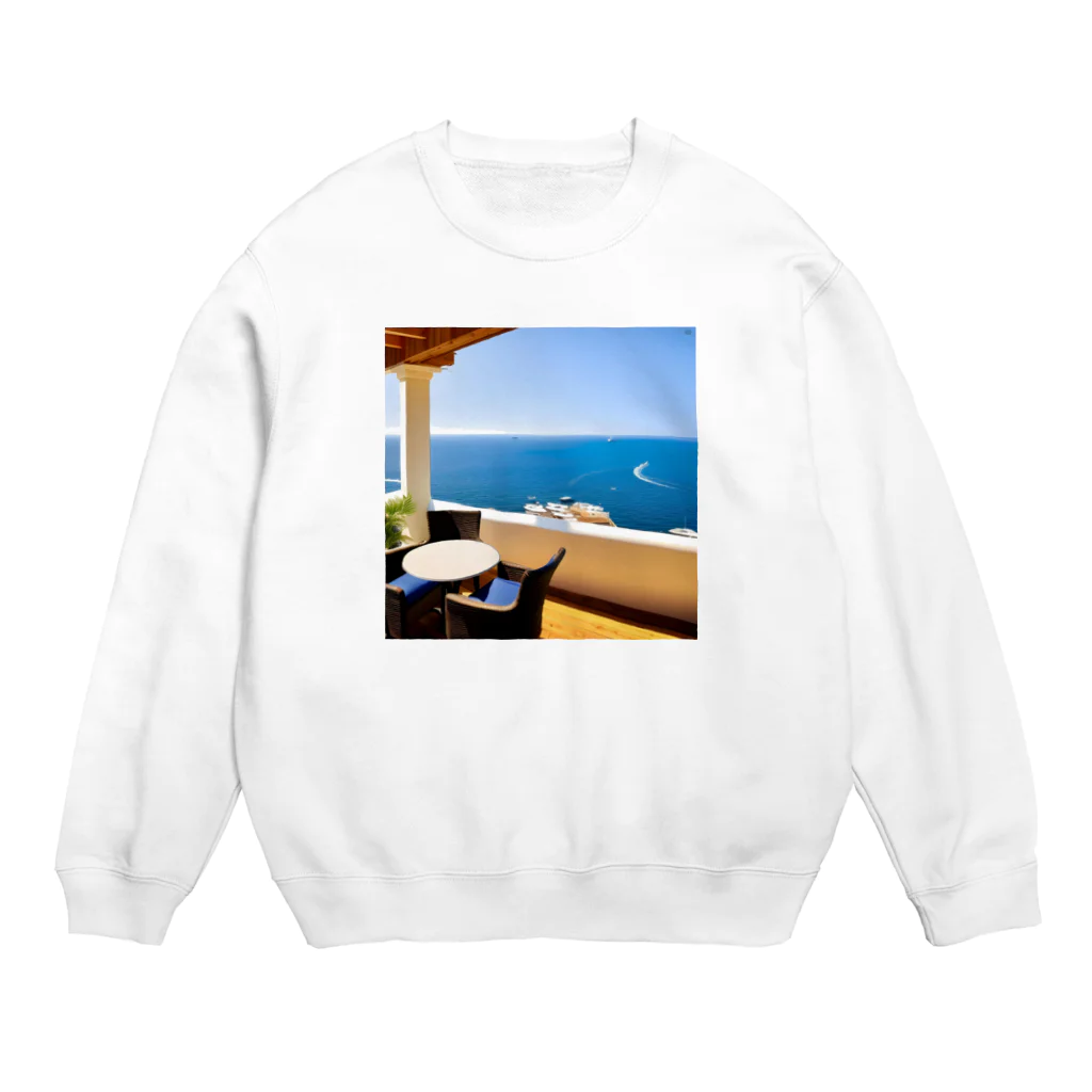 DapperMixのシーサイドカフェグッズ Crew Neck Sweatshirt