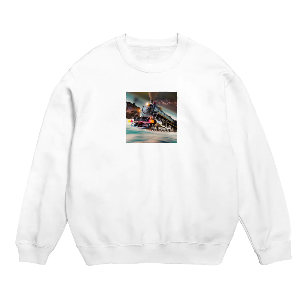 dadalio designの銀河鉄道 JAPAN Crew Neck Sweatshirt