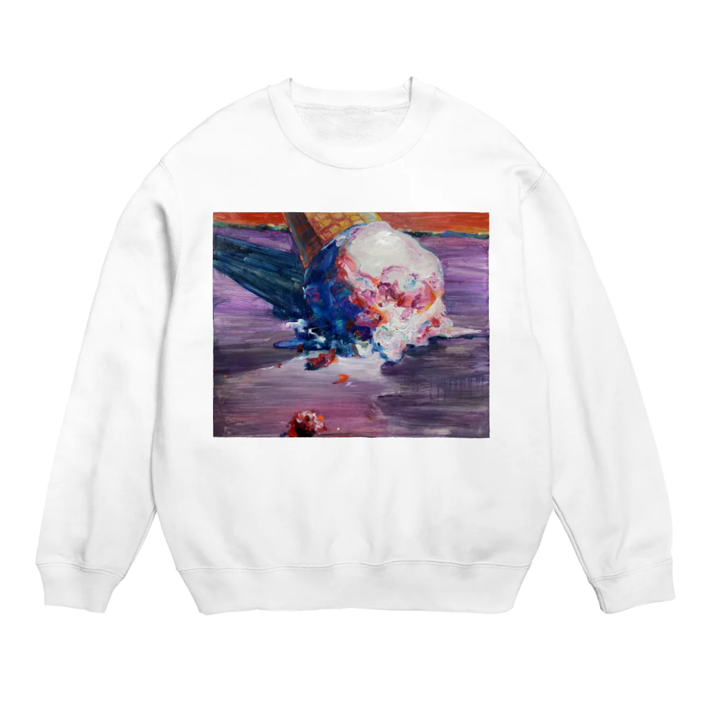 屈折する星くずの上昇と下降、そして火星から来た蜘蛛の群のアイス Crew Neck Sweatshirt