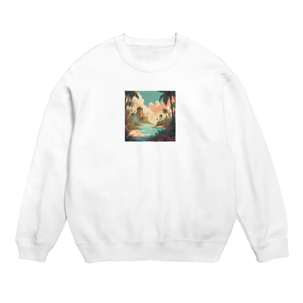 Joseph358のパラダイス Crew Neck Sweatshirt