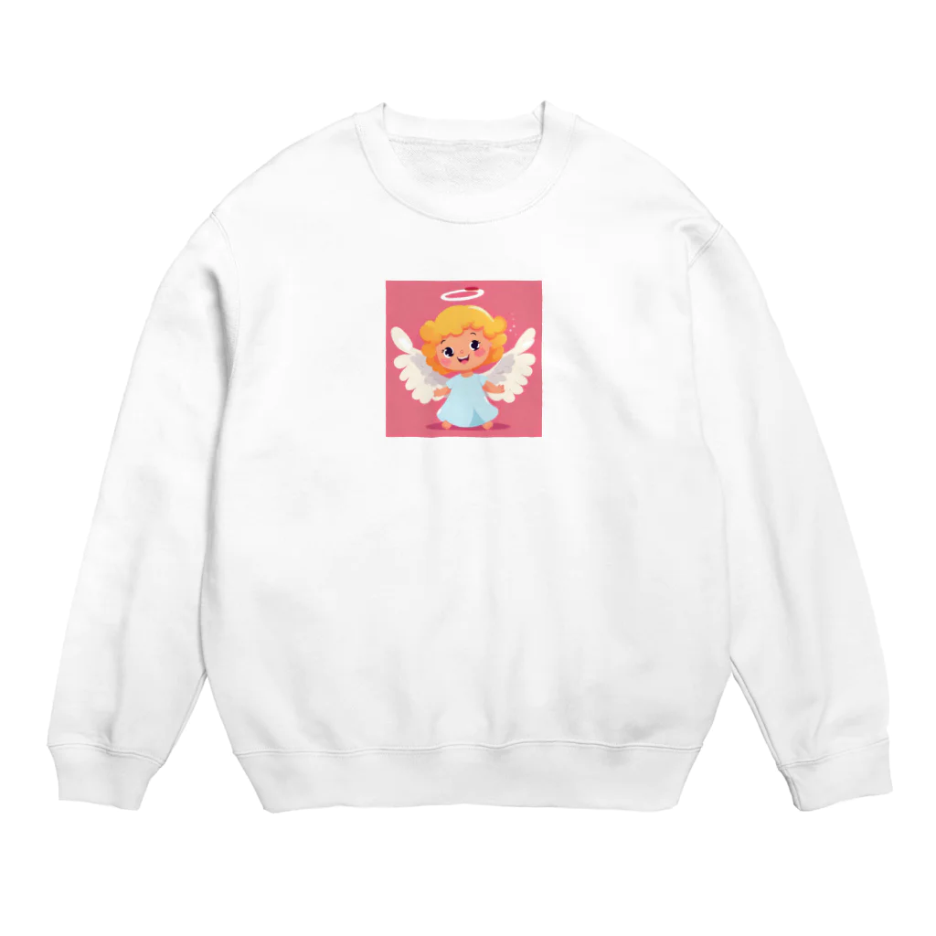 かわちい♡やさんのかわいい天使ちゃんグッズ Crew Neck Sweatshirt