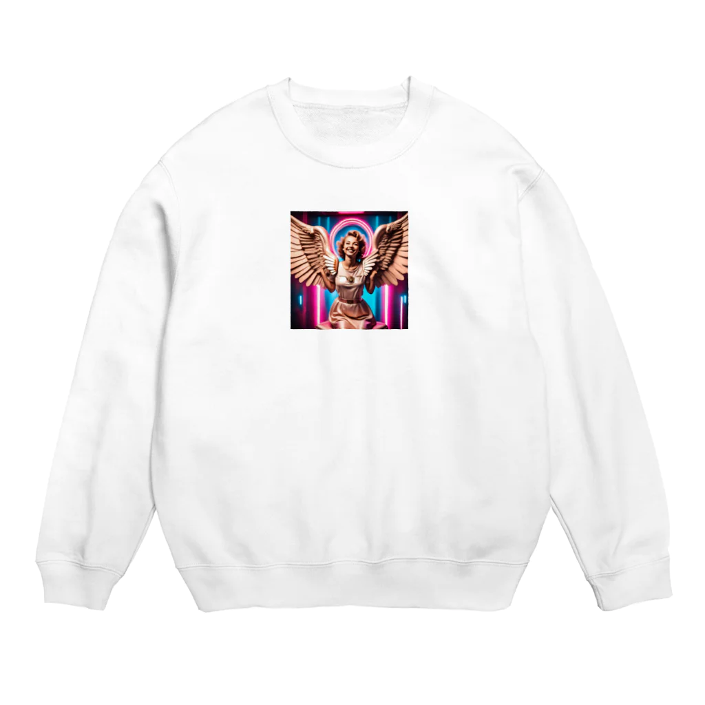 かわちい♡やさんのお姉さんエンジェル✨ Crew Neck Sweatshirt