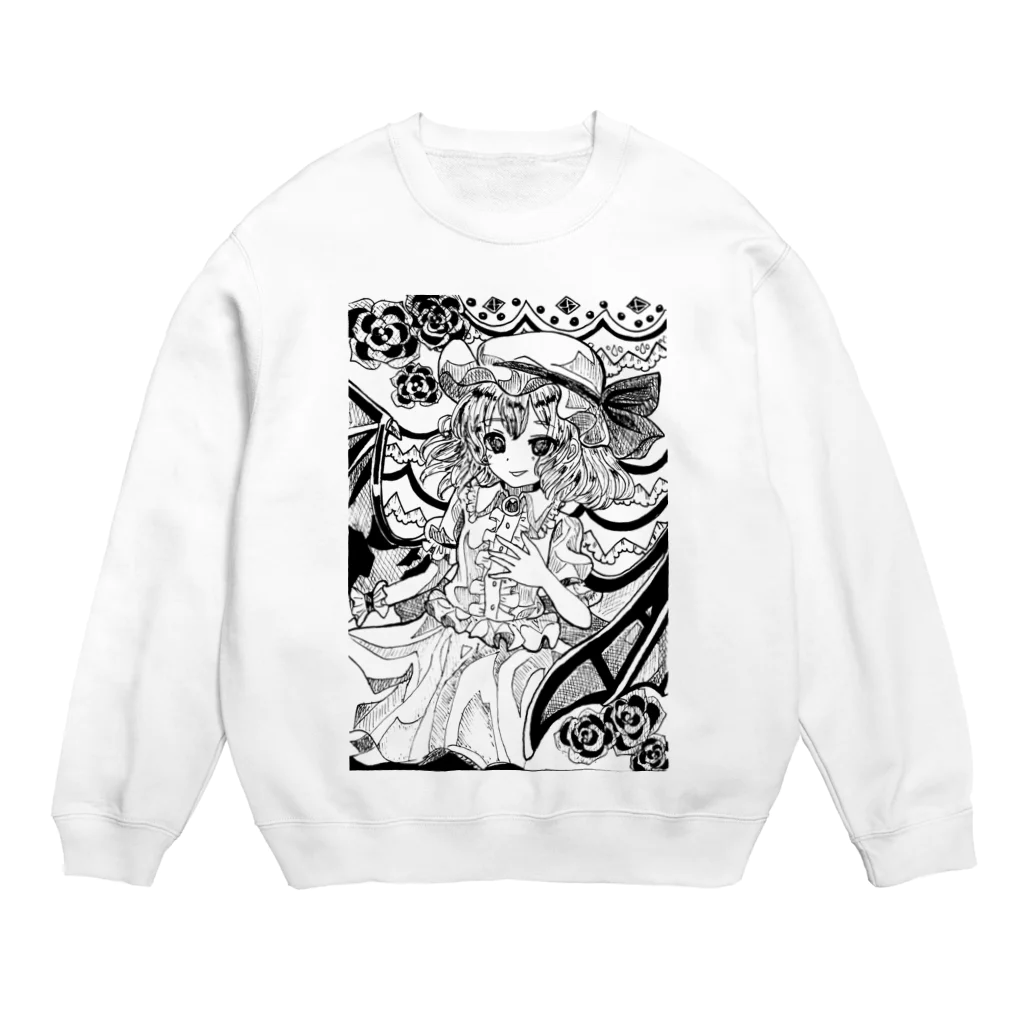 🌼*ﾟがーべらめらん*ﾟ🌼の東方projectレミリアスカーレット③ Crew Neck Sweatshirt