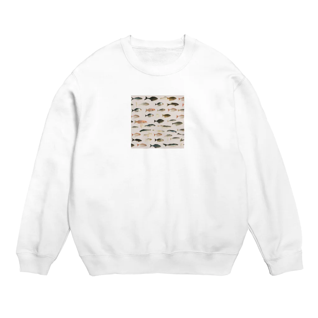 tomoyanntukyaの様フィッシュ Crew Neck Sweatshirt