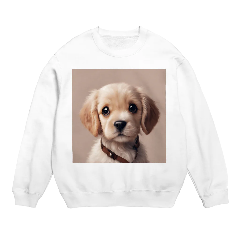 kunkun1048のめちゃカワ犬 Crew Neck Sweatshirt