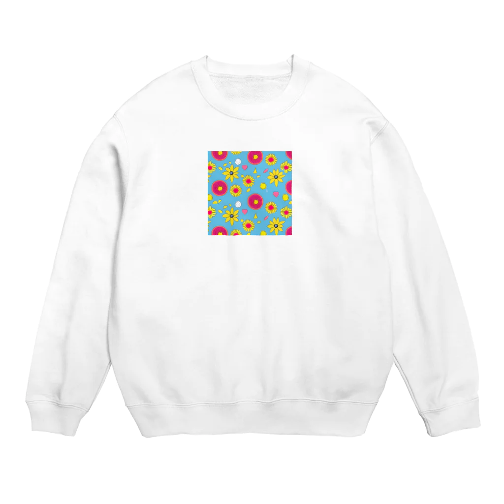 MAYのflower Crew Neck Sweatshirt