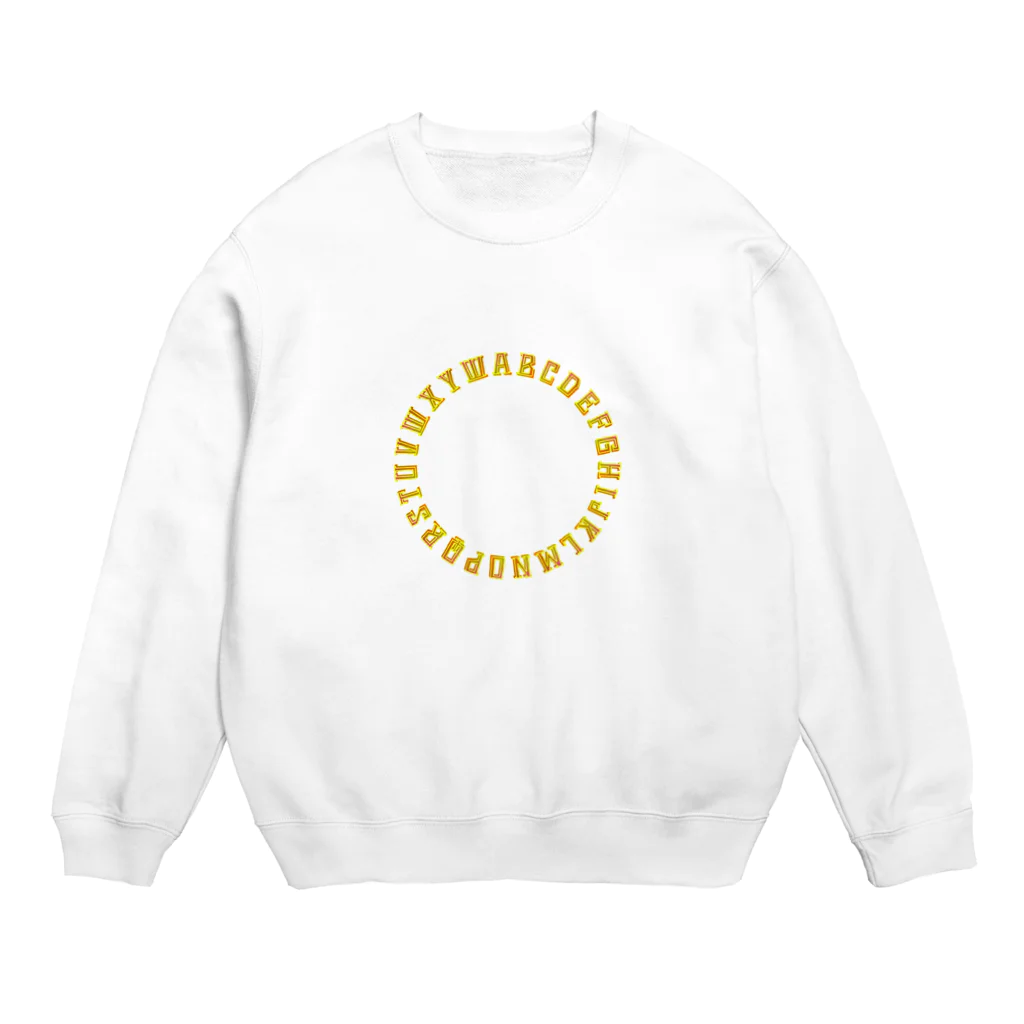 アルアルのアルファベットリング Crew Neck Sweatshirt