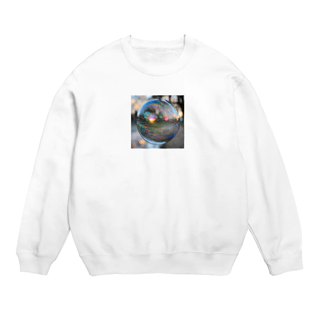 ko.zaaaのシャボン玉それがいい！ Crew Neck Sweatshirt