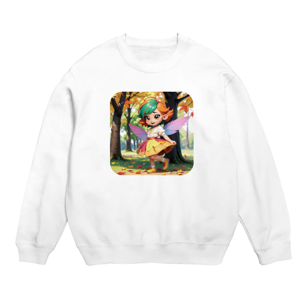 NexDreamの秋が来たね！ Crew Neck Sweatshirt