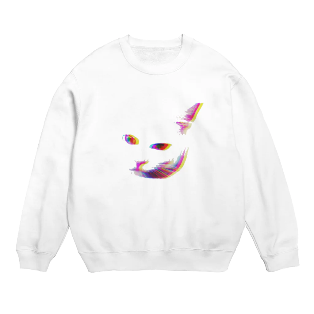 ねこぶくろさんのにじぶくろ Crew Neck Sweatshirt