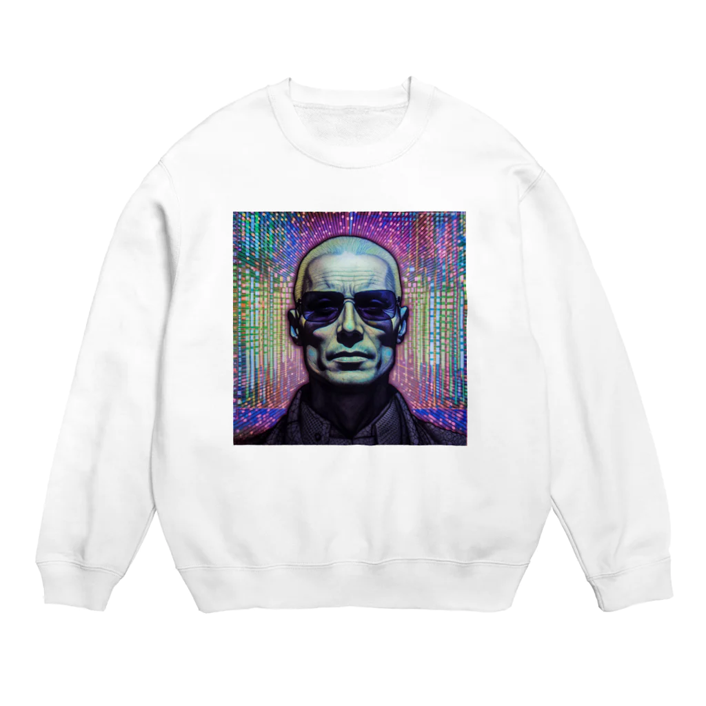 Hayate Kawakami オリジナルの親分 Crew Neck Sweatshirt