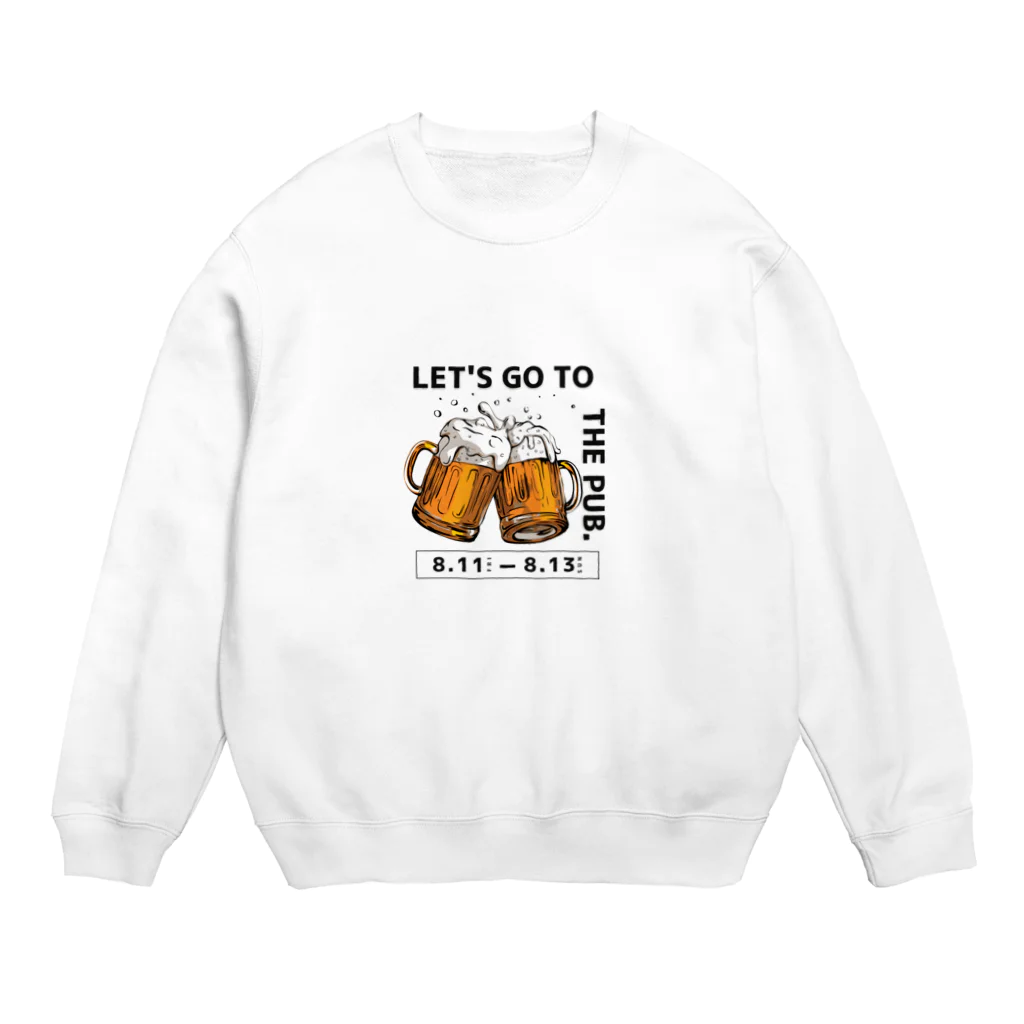 T3 styleのビールを飲もう！ Crew Neck Sweatshirt