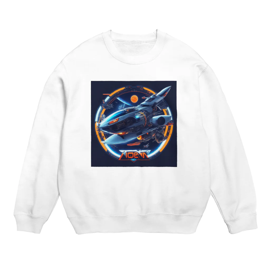 Lock-onの未来の乗り物　02 Crew Neck Sweatshirt