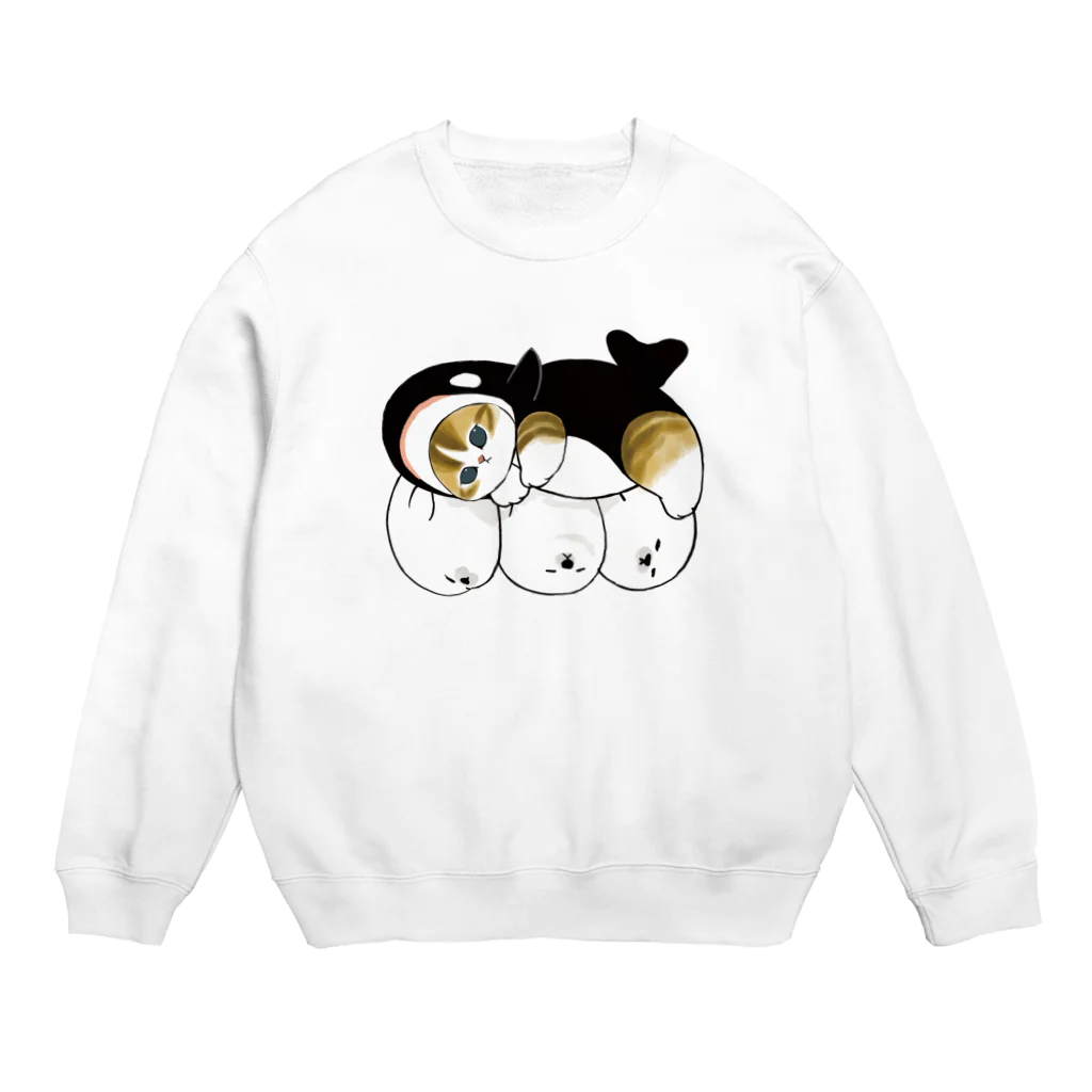 mofusandのシャチにゃん Crew Neck Sweatshirt