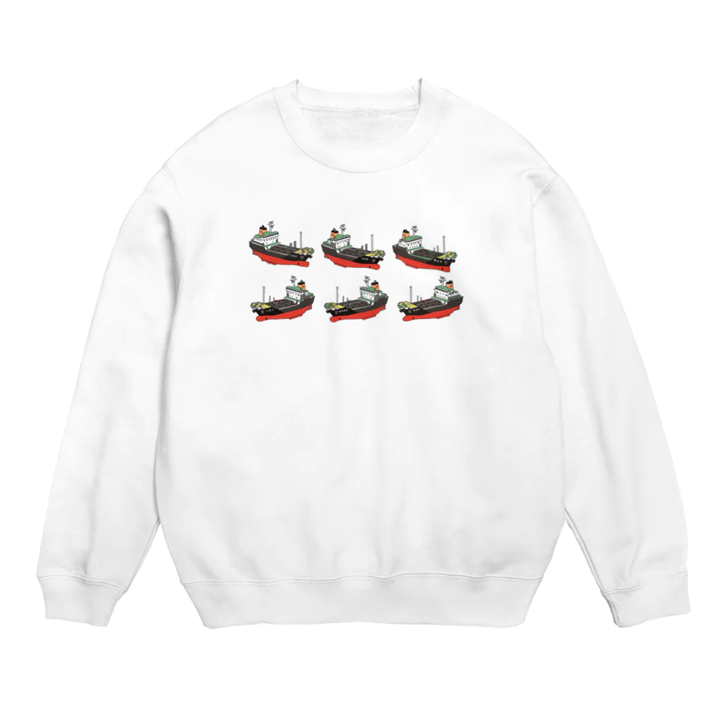 東幸海運タンカーグッツの東幸海運のタンカーコレクション Crew Neck Sweatshirt