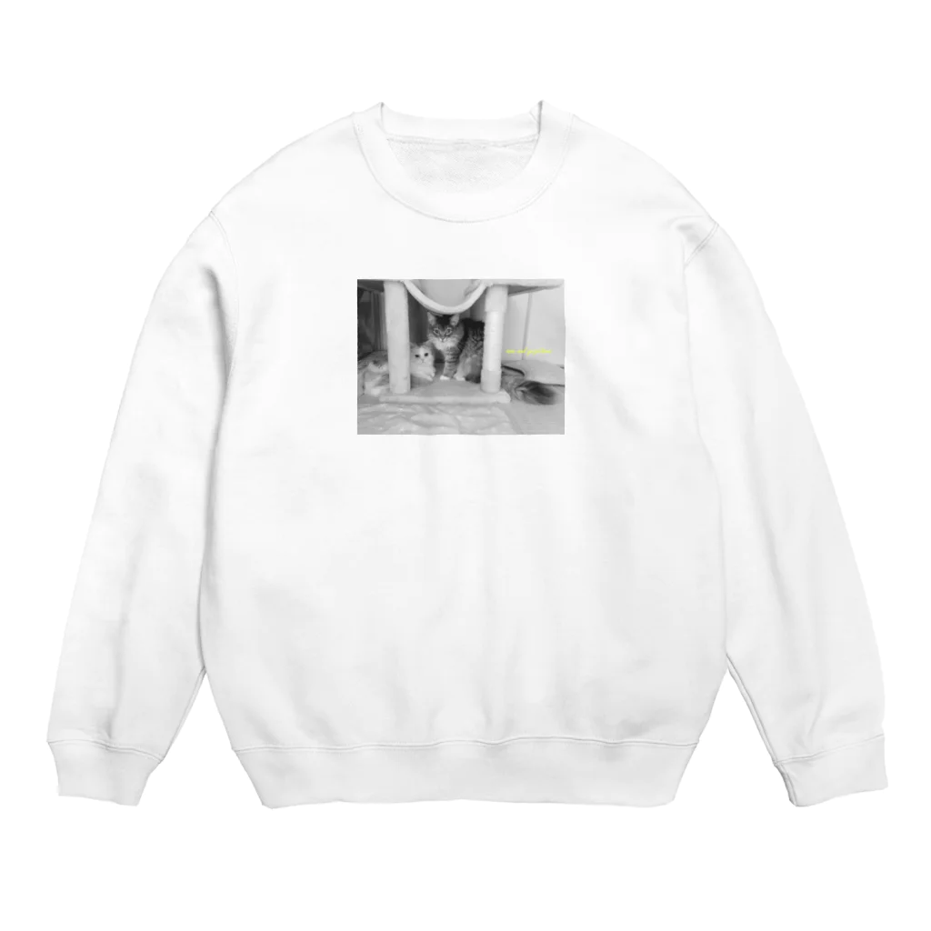 妖怪 水姫城-Yokai.Mizukijyo-ฅ^ơωơ^ฅ♡の#ネコヒメペット 18ฅ^ơωơ^ฅ♡ Crew Neck Sweatshirt