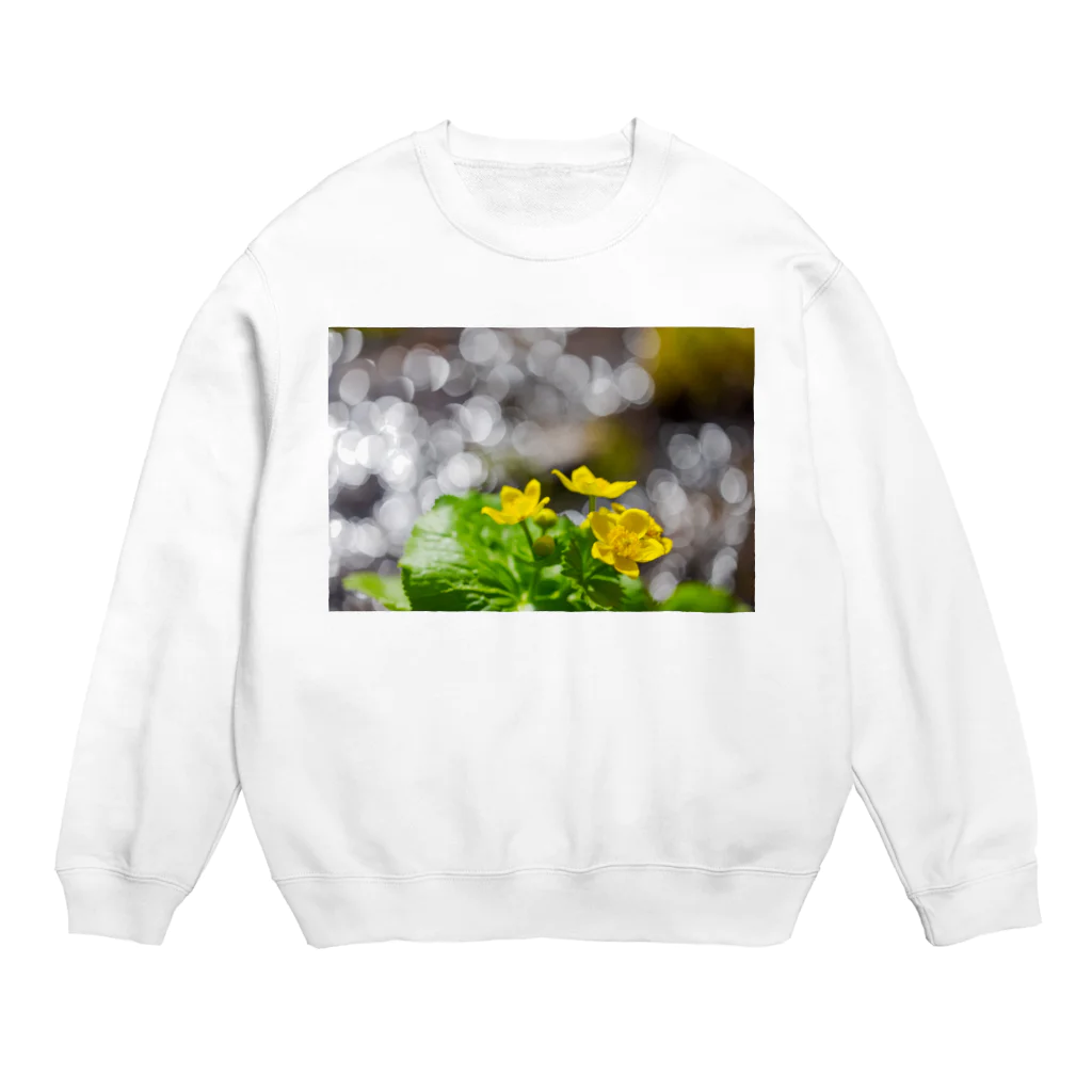 guchy-kのヤチブキの輝き Crew Neck Sweatshirt