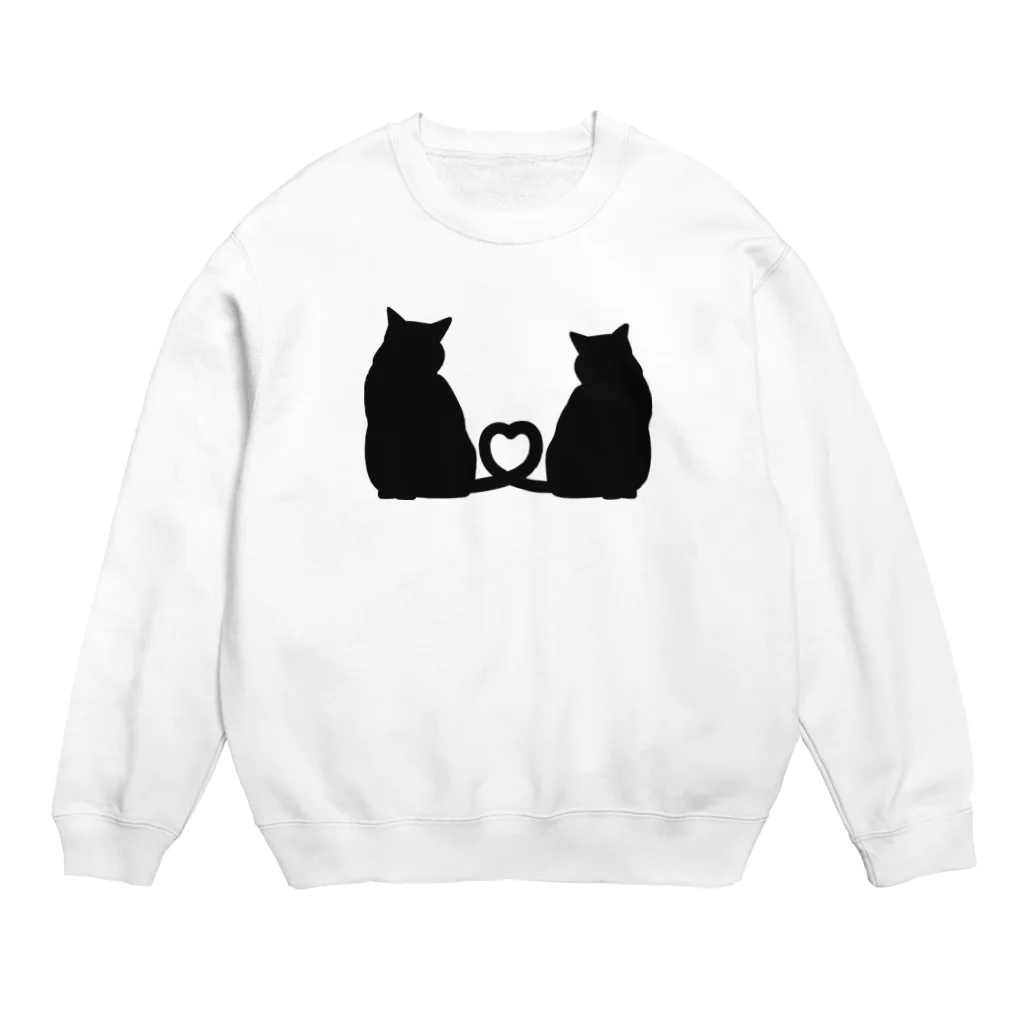 Drecome_Designの恋猫 Crew Neck Sweatshirt