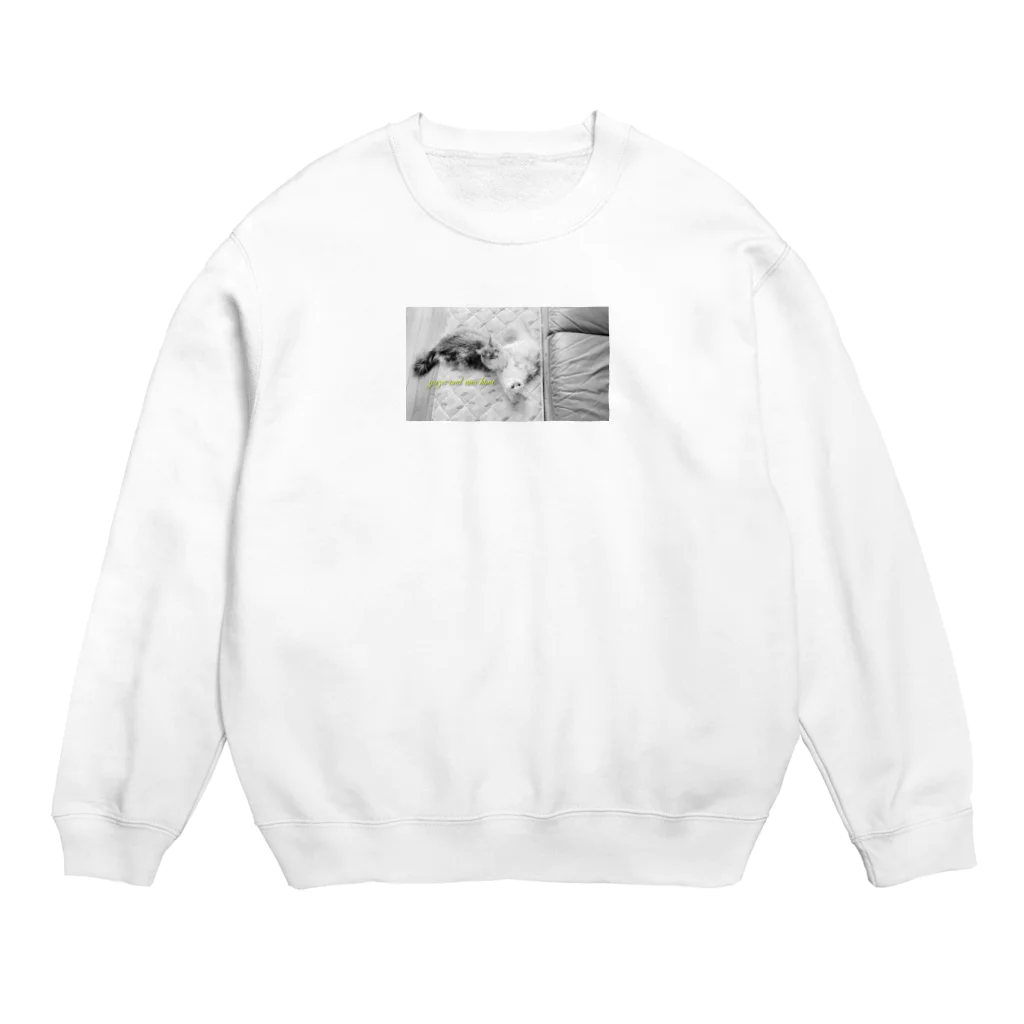 妖怪 水姫城-Yokai.Mizukijyo-ฅ^ơωơ^ฅ♡の#ネコヒメペット 96ฅ^ơωơ^ฅ♡ Crew Neck Sweatshirt