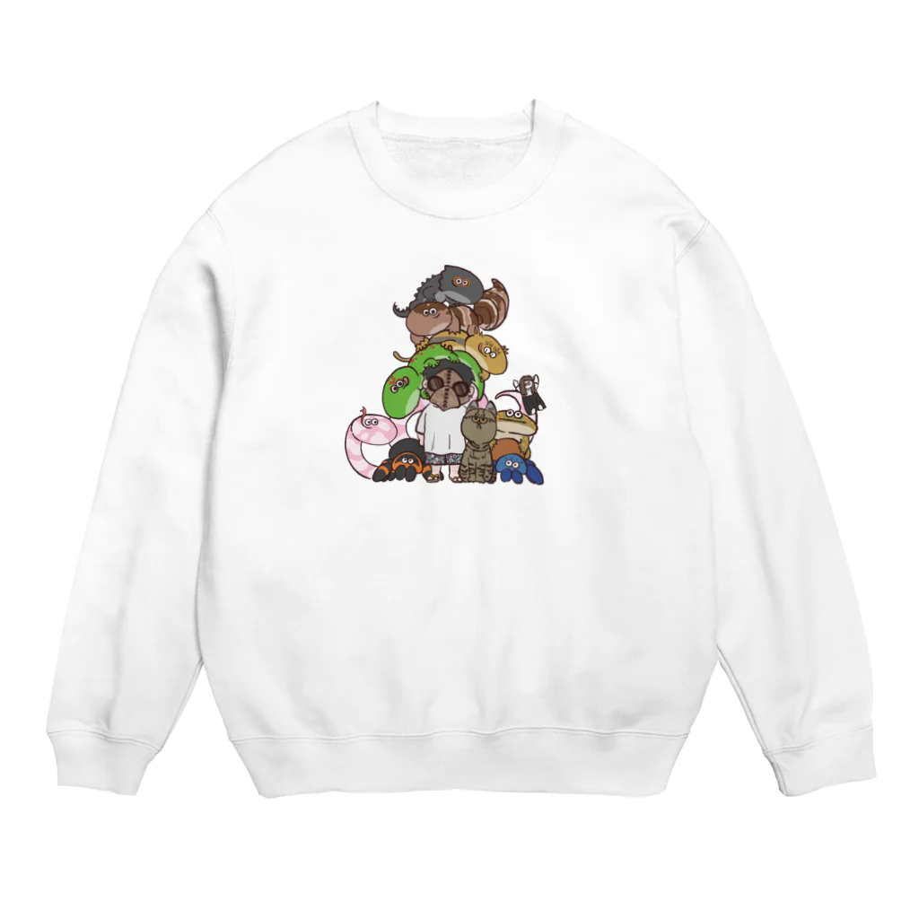 井上アフターバーナーの自分でファンアート Crew Neck Sweatshirt