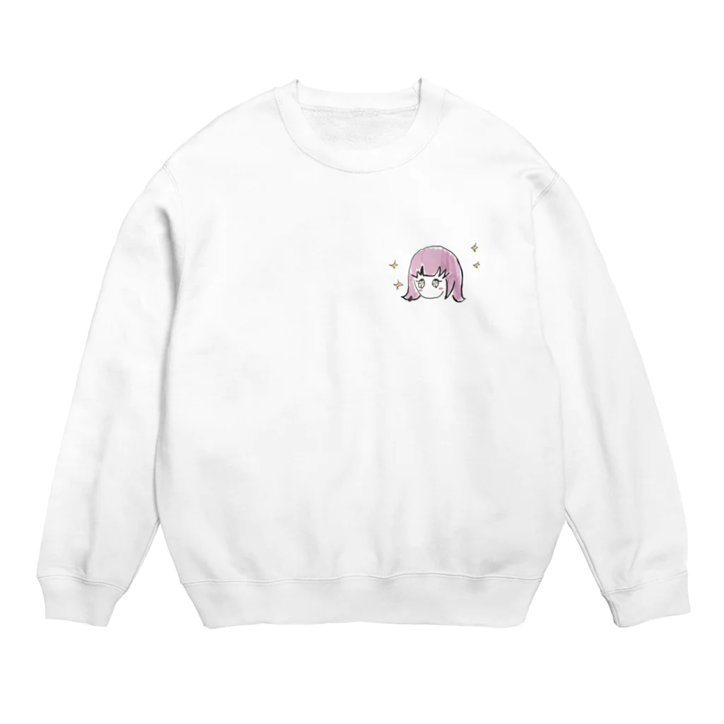 眼帯女子部のあいいろ Crew Neck Sweatshirt