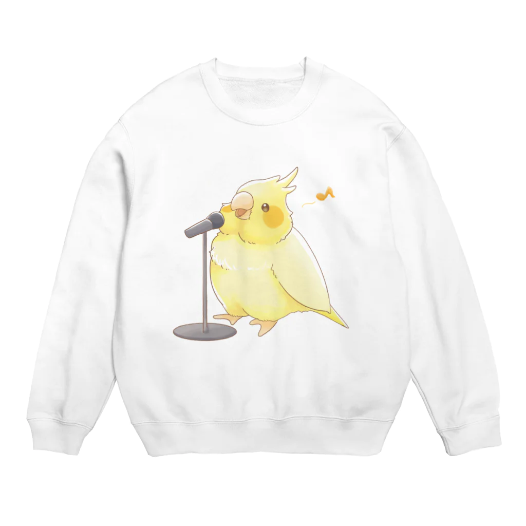 りこりすのmarumofuオカメインコ Crew Neck Sweatshirt