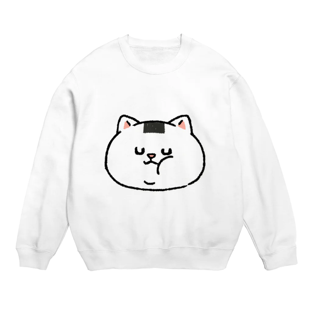 喫茶ハトマルのどすこいねこ Crew Neck Sweatshirt