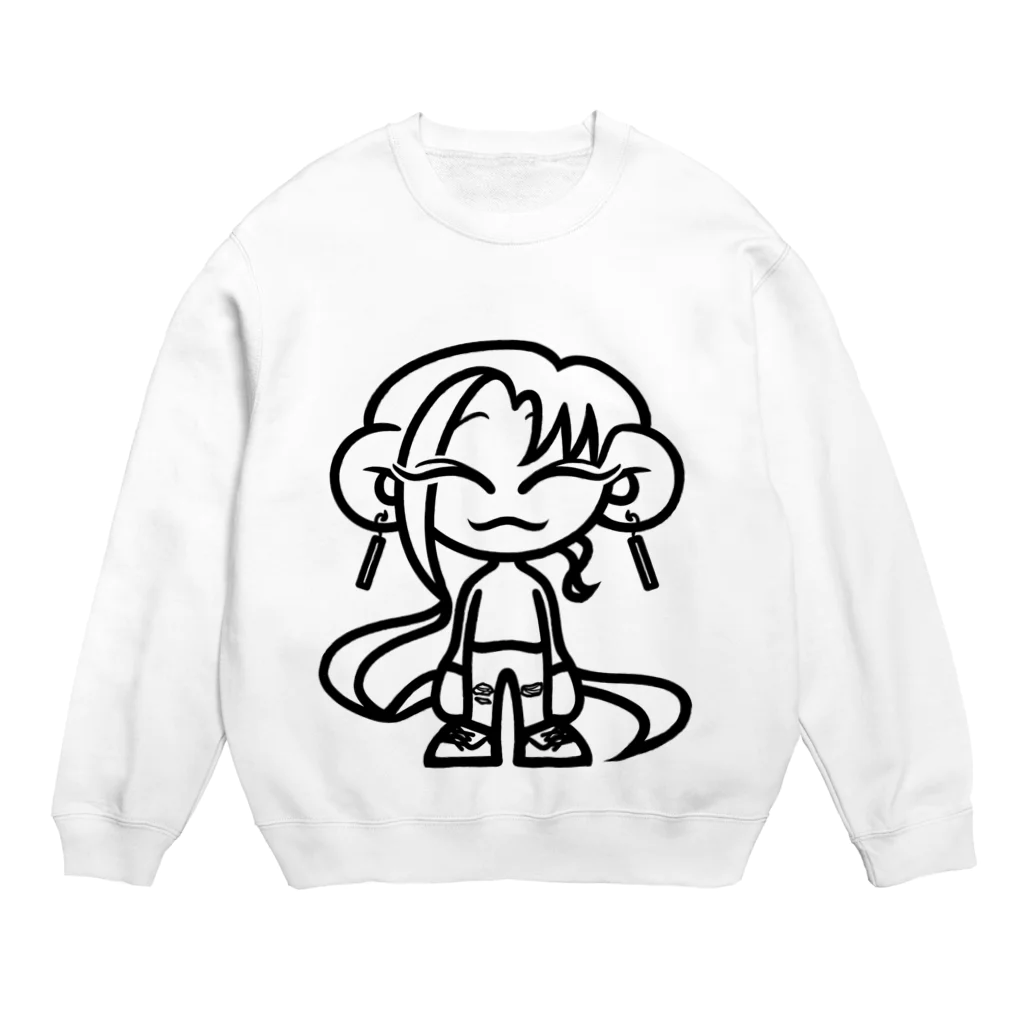 ZAKIWOMISEのちいちゃリュウ Crew Neck Sweatshirt