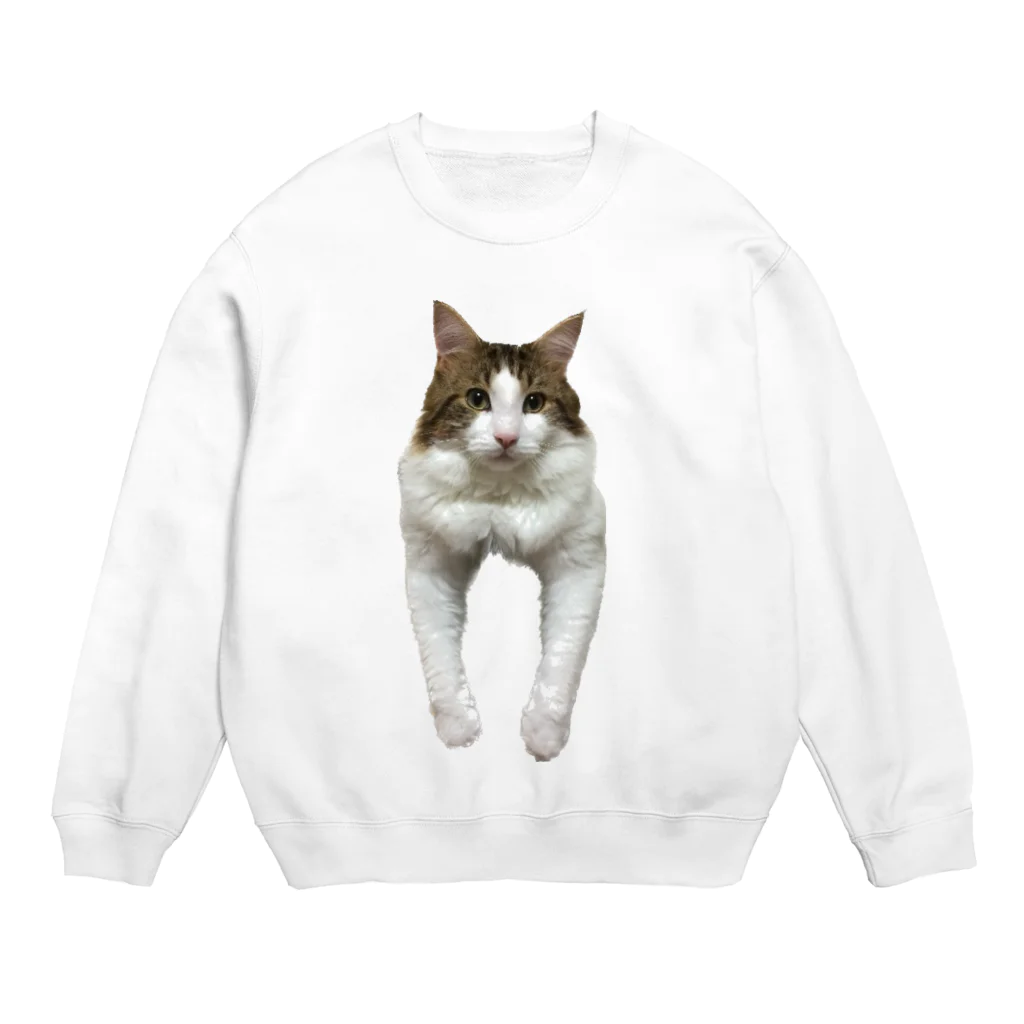 Diamondの猫のダイヤ Crew Neck Sweatshirt