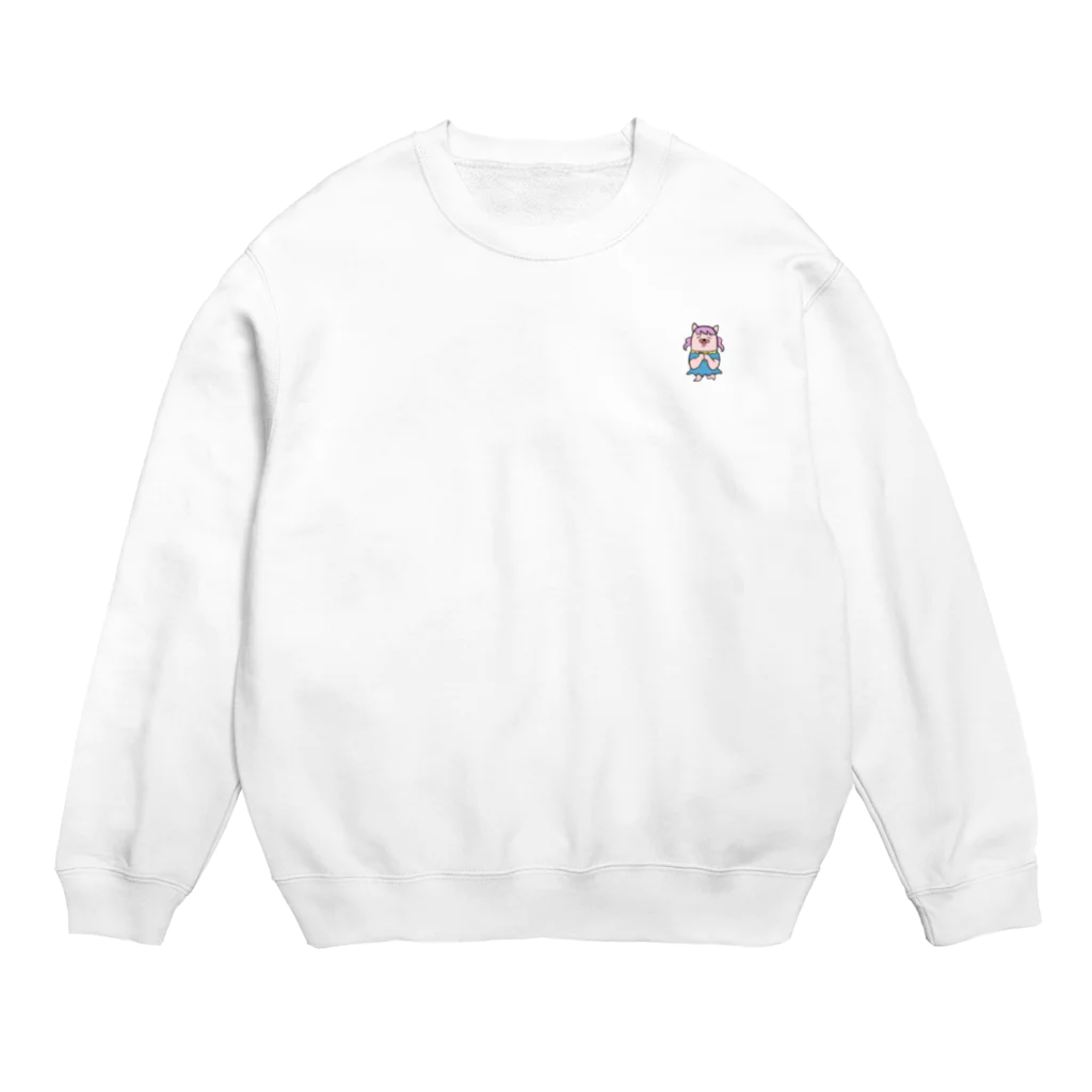 ナツミモトコの高まる部屋の自己肯定感高めなミラちゃん Crew Neck Sweatshirt