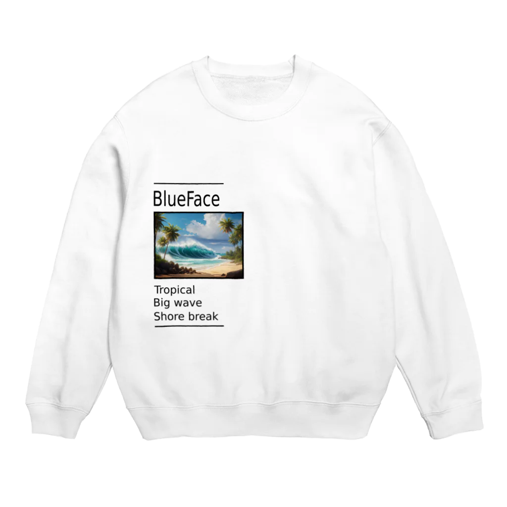 BlueFaceのビッグウエーブ Crew Neck Sweatshirt