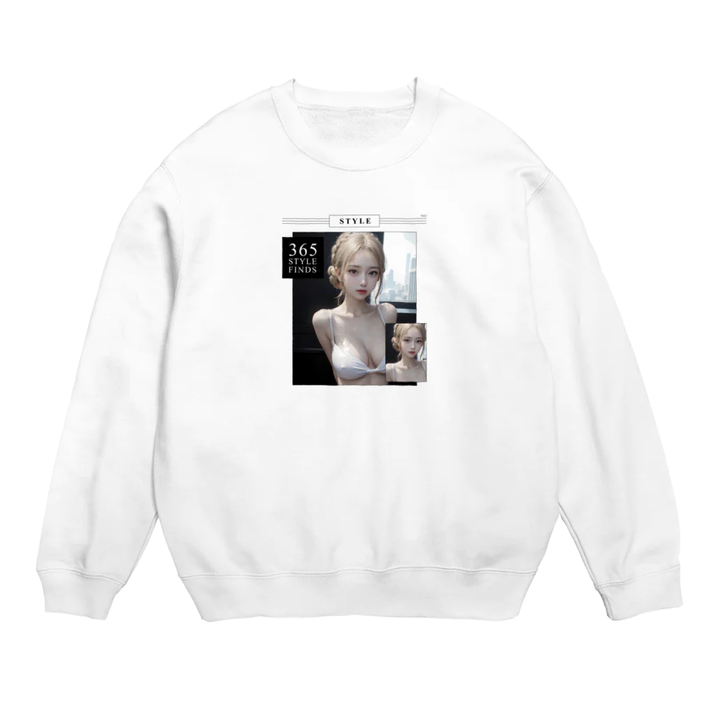 sounya sounyaの美女 図鑑（期待） Crew Neck Sweatshirt