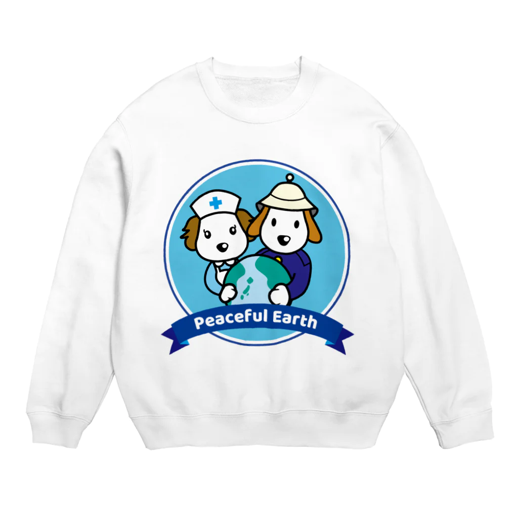 Link Creation online SHOPのPeaceful Earth Crew Neck Sweatshirt