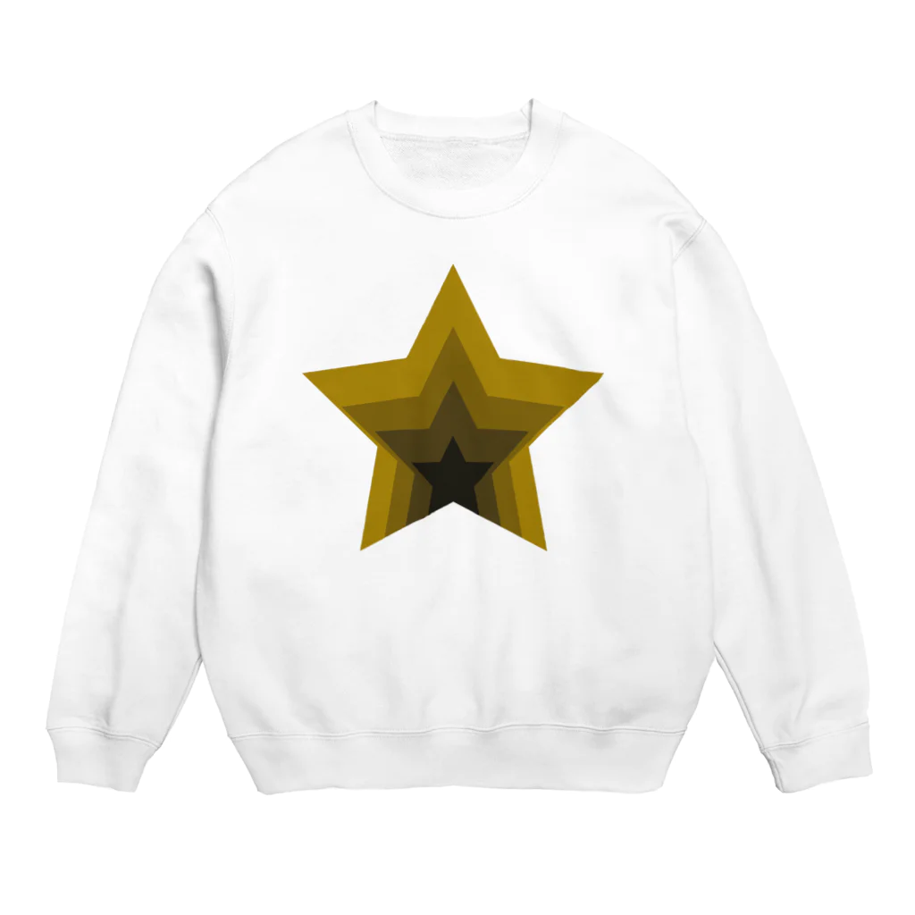 犬田猫三郎の星のくぼみ Crew Neck Sweatshirt