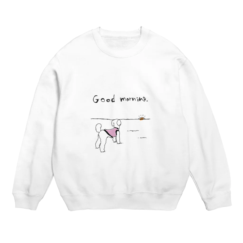 PPのGood morning. カラー Crew Neck Sweatshirt