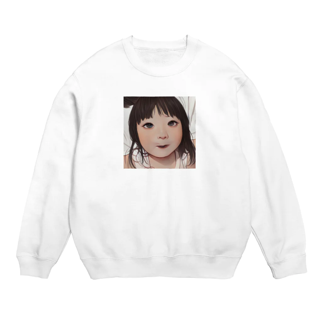 あずさの変顔？ Crew Neck Sweatshirt