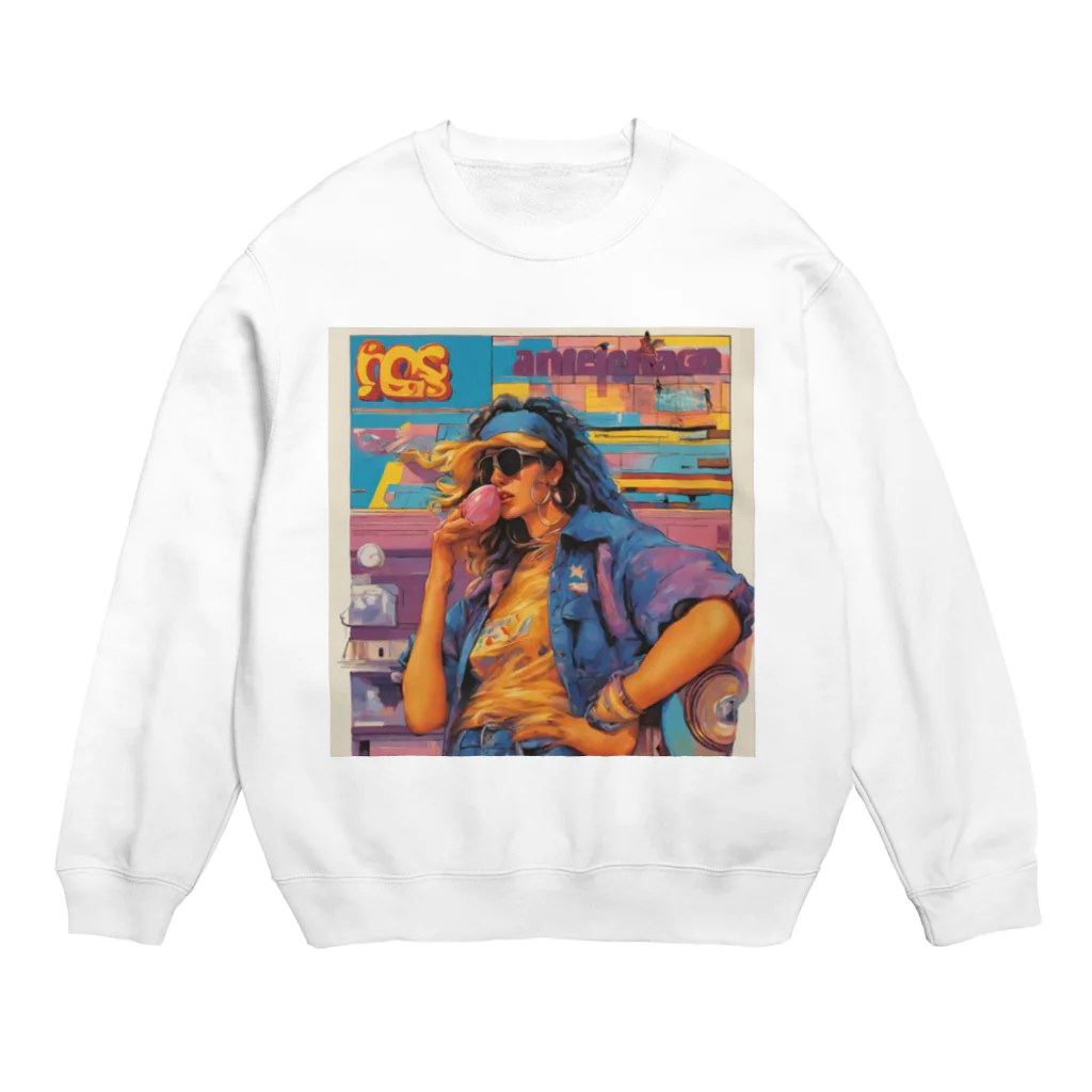 kojifの90年代アメリカ3 Crew Neck Sweatshirt