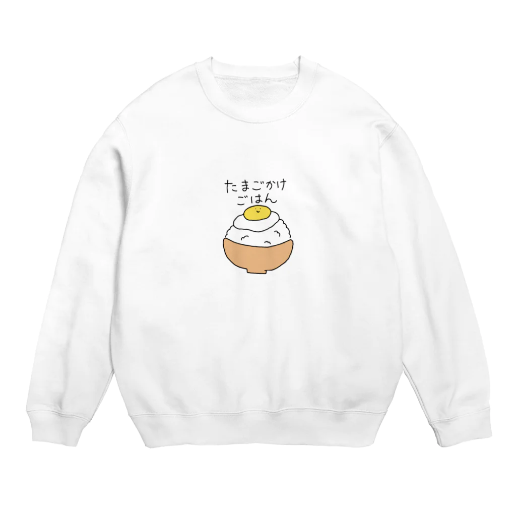 Medamayakiのたまごかけごはん Crew Neck Sweatshirt