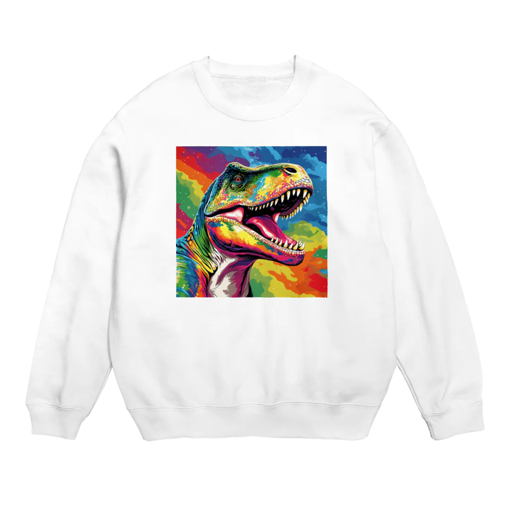 からふるビンテージWORLDのビビッド・ヴィンテージ・ティラノ Crew Neck Sweatshirt