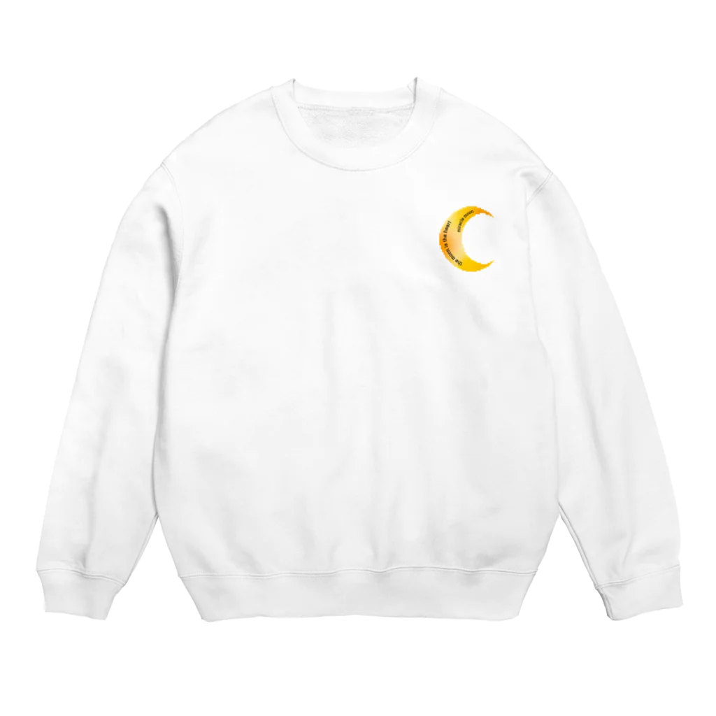  MIRACLE MOONのthe moon is the heart  Crew Neck Sweatshirt