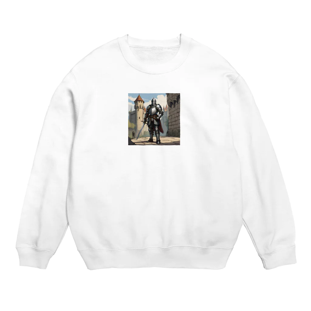 舞七里夜の騎士の職務 Crew Neck Sweatshirt