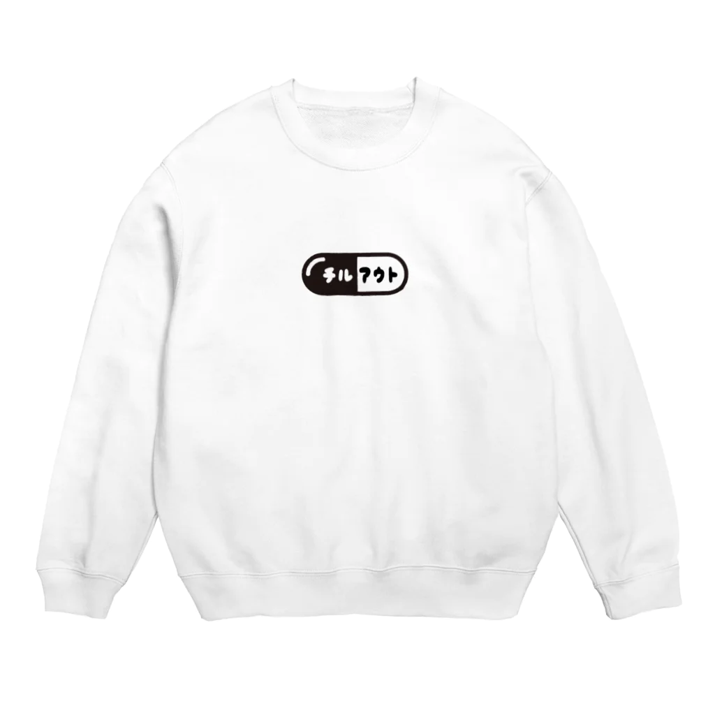 胎盤のチルってる？？ Crew Neck Sweatshirt